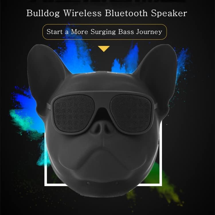 PUSOKEI Wireless French Bulldog Mini Outdoor Portable Speaker with Stereo Super Bass, Personalized Cool Speaker for Home Party, Cafe, Bar - Image 2